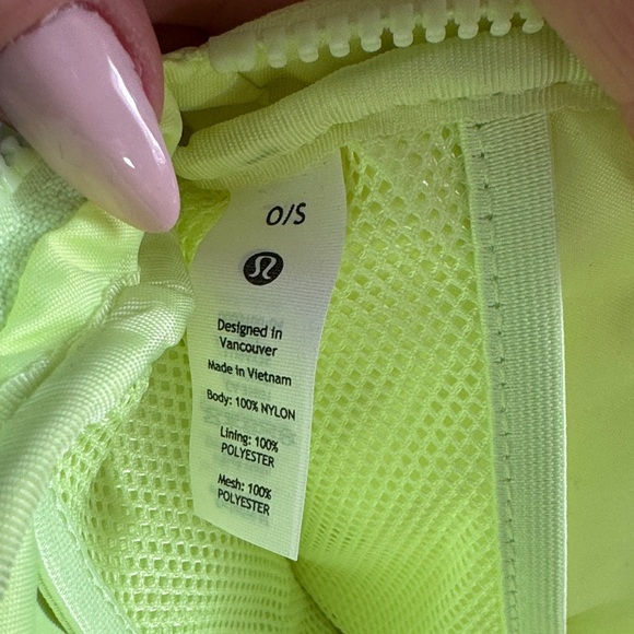 Lululemon Everywhere 1L Belt Bag in the color Electric Lemon - Picture 3 of 5